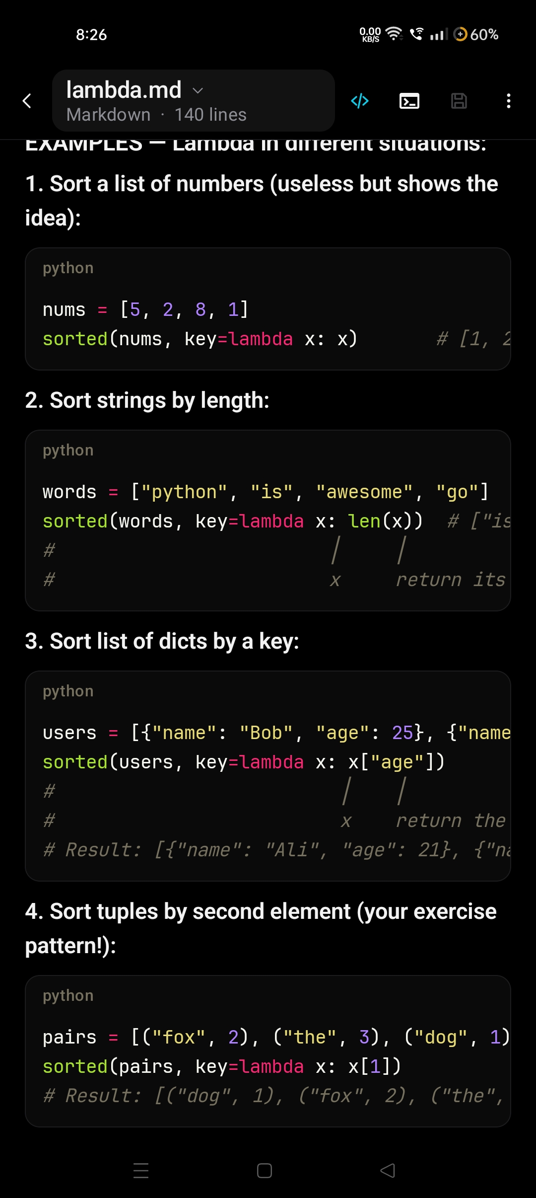 Alchemy IDE Live Markdown Preview with Code Blocks
